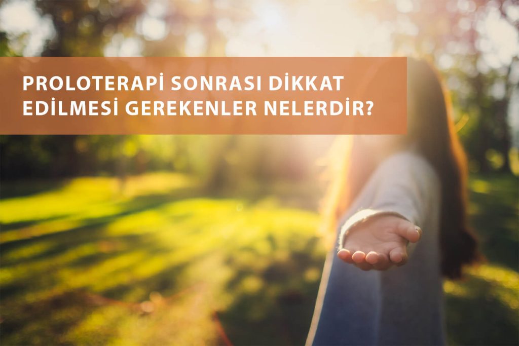 Proloterapi sonrası nelere dikkat edilmelidir?
